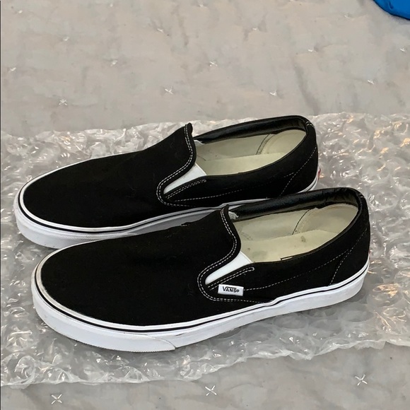 Vans Other - Black slip on vans size 12